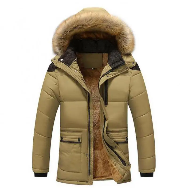 

M-7XL Winter Jacket Men Brand Clothing Fashion Slim Thick Warm Mens Coats Parkas With Hooded Long Overcoats Male Clothes Outwear