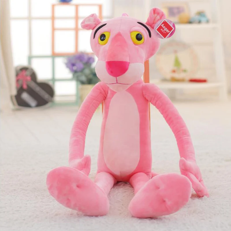 Розовая пантера плюшевая игрушка прекрасная подруга подарок на день рождения игрушка кукла супер милый чучело 60 см juguetes peluches speelg