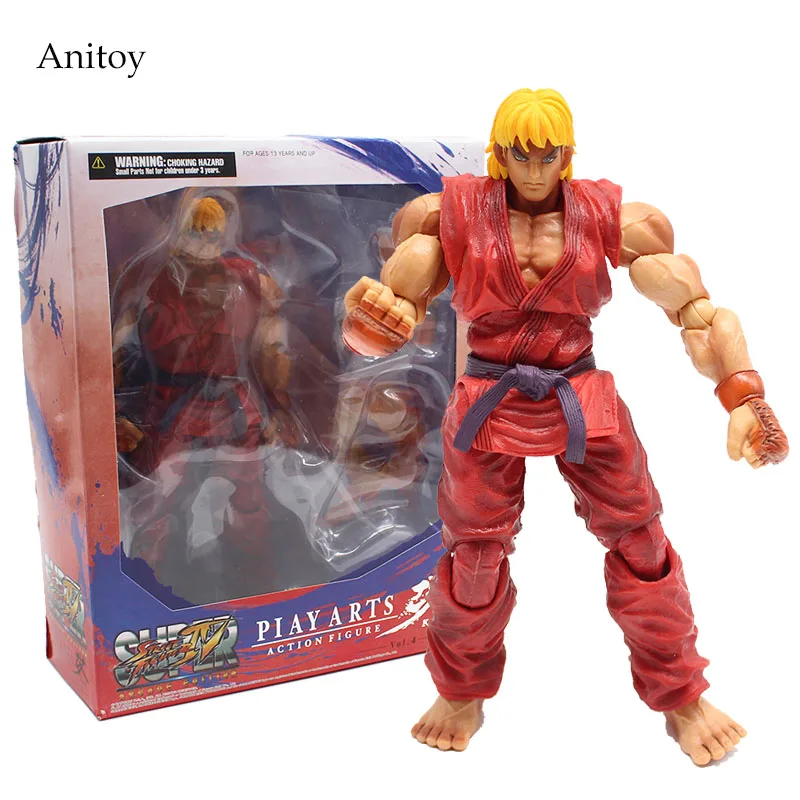 

Play Arts Kai Street Fighter Super Ken Variant Action Figure 1/7 scale painted PVC Figure Collectible Toy 23cm KT4120