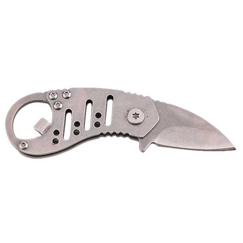 self defense personal tactical Mini Retro Knife security Outdoors Small Pocket Folding Stonewash Keychain edc tool