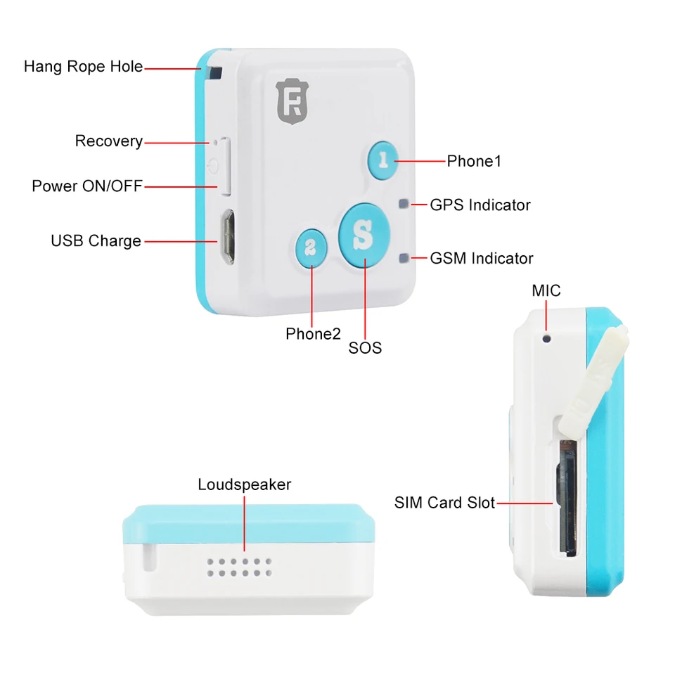 kids gps tracker & activity monitor