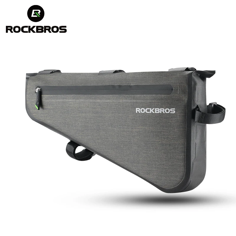 

ROCKBROS Rainproof Bike Bag Large Capacity MTB Road Frame Pannier BagTriangle Pouch Waterproof Caulking Bicycle Bag Accessories