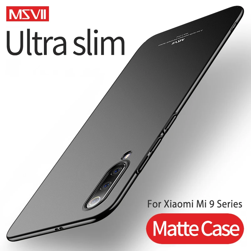 

Case For Xiaomi Mi 9 8 MSVII Hard PC Lightweight Matte Cover Ultra Slim Frosted Cover For Xiaomi Mi 8 9 SE Phone Case
