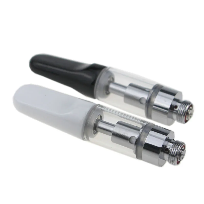 5pcs/lot VS-CCELL Ceramic CBD Cartridges Glass Hemp Oil Vaporizer Ceramic Coil A3 Ceramic Drip Tip Thick Oil VOPE