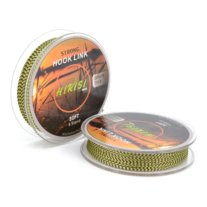 

20M Lead Core Camouflage Fishing Line 4 Strands PE Lines Hair Rigs Hook Carp Fishing Line Braided Fishing Accessories