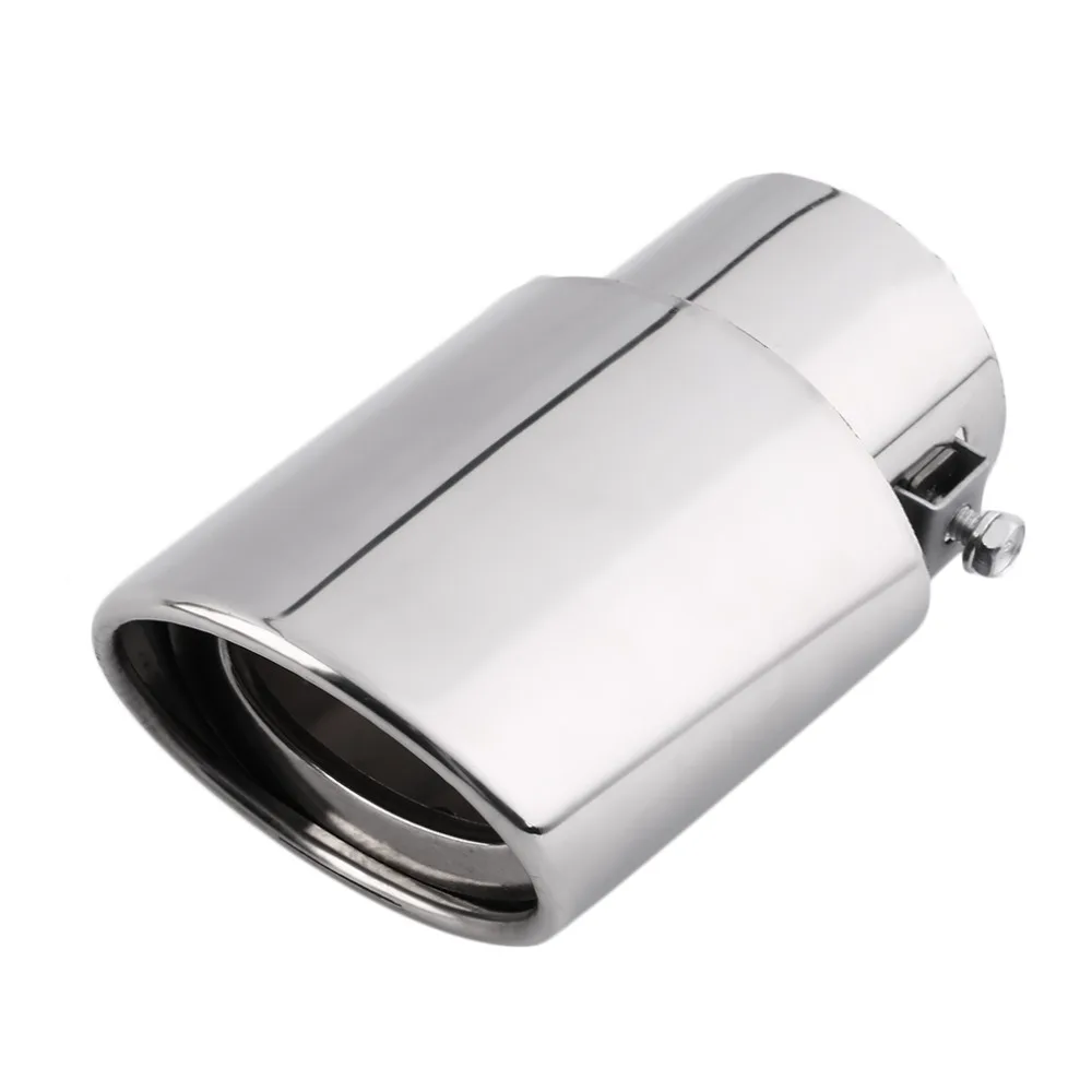 

New Universal Chrome Stainless Steel Car Rear Round Exhaust Pipe Tail Muffler Tip uk Hot Sale Car Accessories