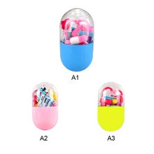 Детские ролевые игры Доктор игрушка "Медсестра" ребенок таблетки капсула Чехол Набор игрушек Обучающие ролевые игры доктор игрушки новинка