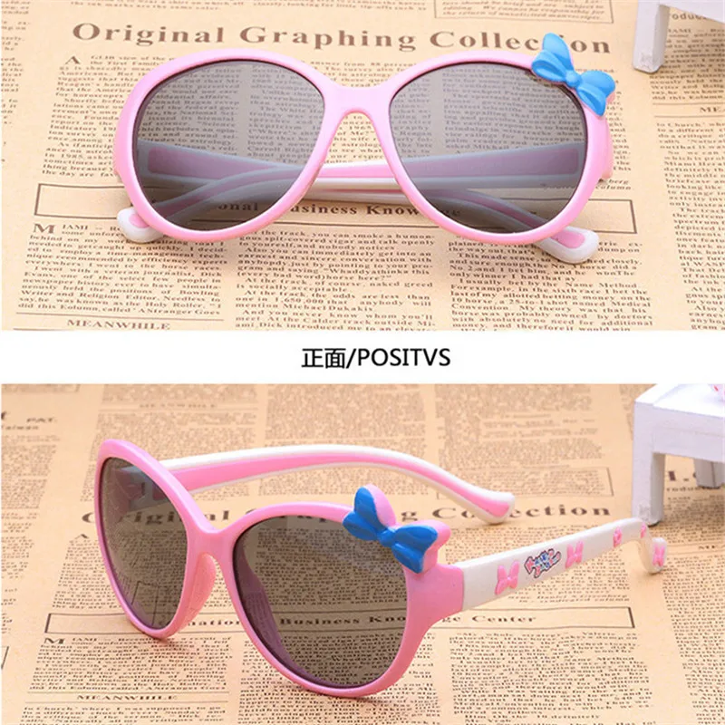 

Kids Sunglasses girl Sun glasses Children Glasses Cute Designer Fashion Light comfortable silicone sunglasses prescription 616