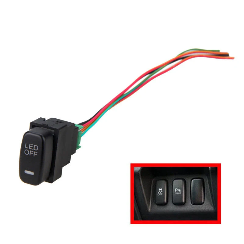 12V автомобильный светодиодный светильник для противотуманных фар, нажимные переключатели вкл/выкл W/кабель для Pajero