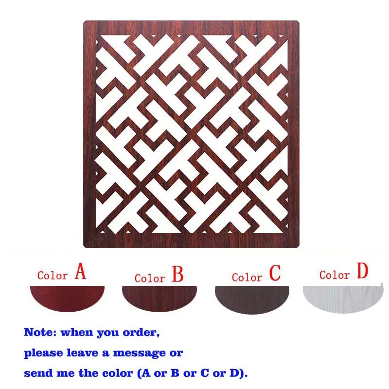 Китайская мода минималистичный вход от экрана занавес плитки настенные панели Висячие полые деревянные стены гостиной движение - Цвет: mode 17
