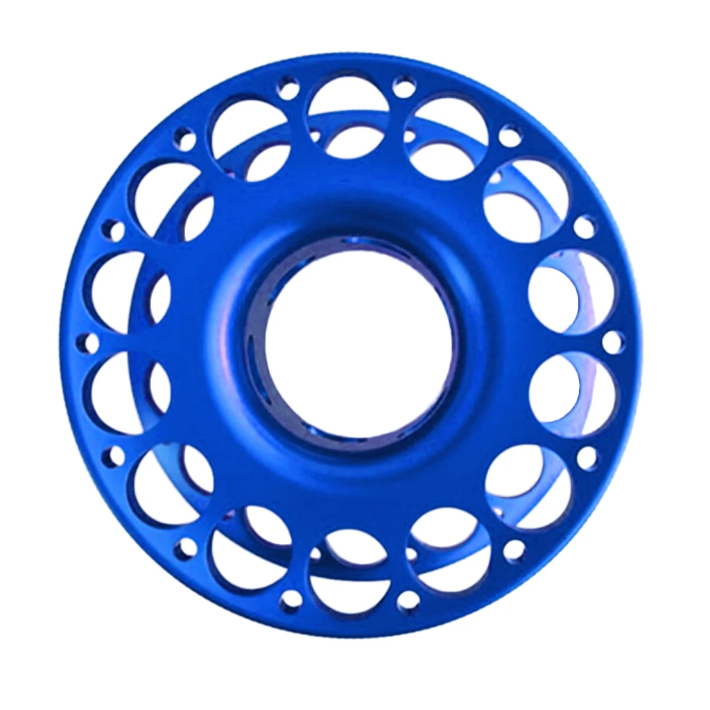2pcs Aluminum Alloy Compact Finger Spool Guide Line Reel Scuba Diving Dive Gear Accessories, Red+Blue Finger Spool