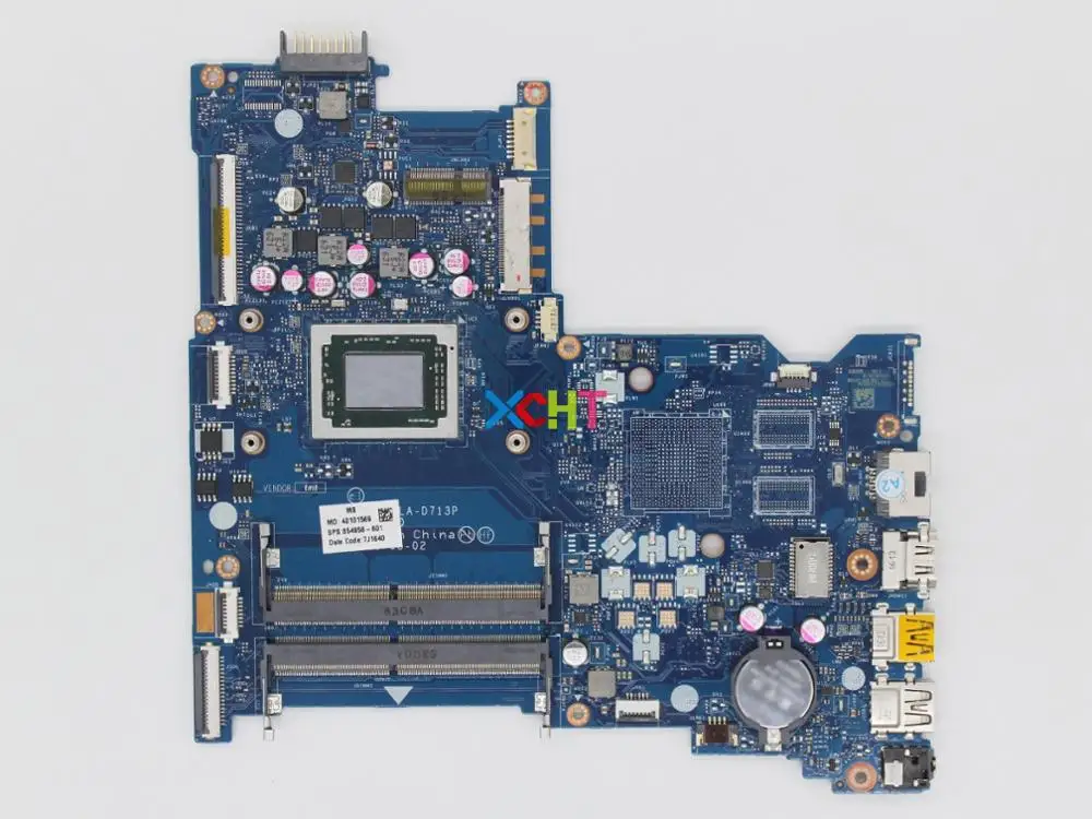 

XCHT for HP NoteBook 15 15Z 15-BA 15Z-BA000 Series 854958-601 854958-001 BDL51 LA-D713P UMA A10-9600P Laptop Motherboard Tested