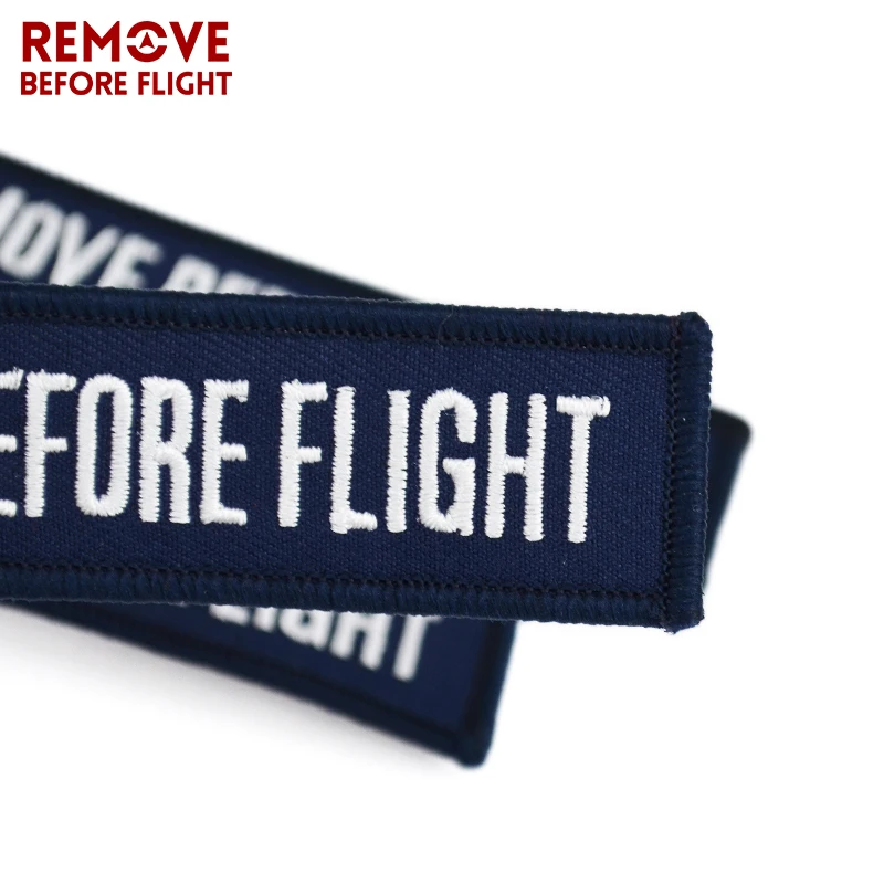 Remove Before Flight OEM Key Chains Navy Blue Embroidery Key Fobs Chains Jewelry Aviation Gifts Chaveiro Masculino Berloques (6)