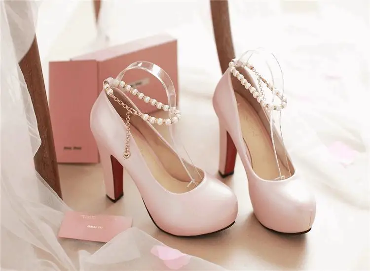 High Heels Wedding Platform Pumps - My Wedding Ideas