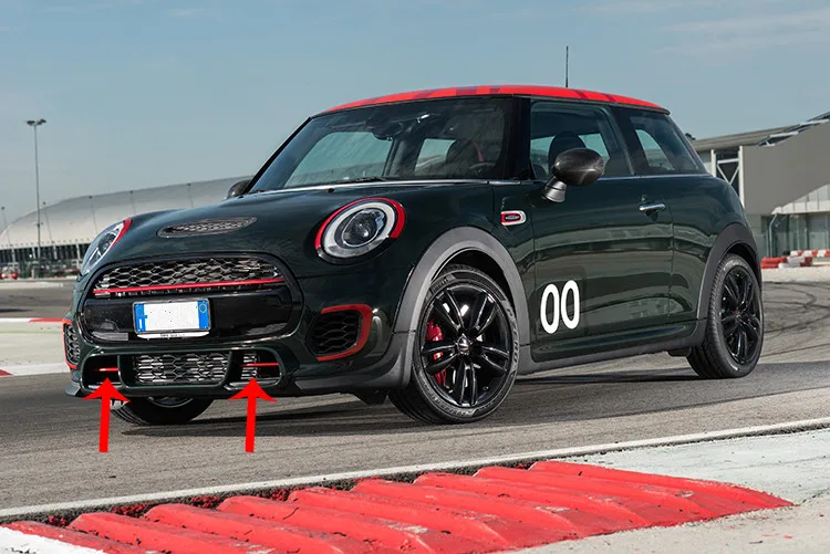 Автомобильный передний бампер решетка сетка накладка наклейки для BMW Mini Cooper JCW Pro F56 хэтчбек