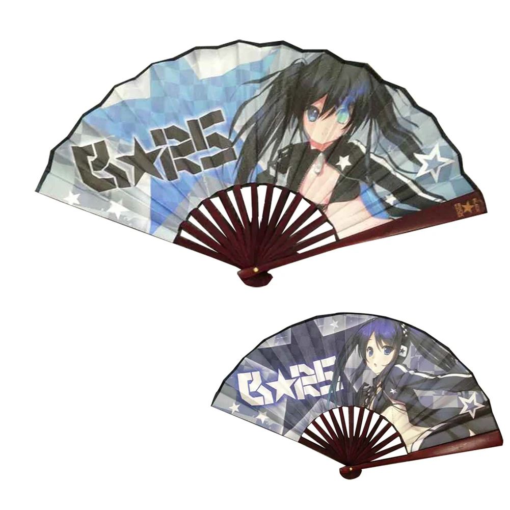 Black Butler Tokyo ghoul Rock Shooter Naruto Parasyte Conan Fate DanMachi Totoro Titan Cosplay 8 &quotскладной Ручной Веер