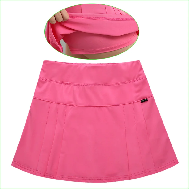 Профессиональная теннисная юбка-трапеция с мячом карман бадминтон обучение из двух частей шорты быстросохнущая