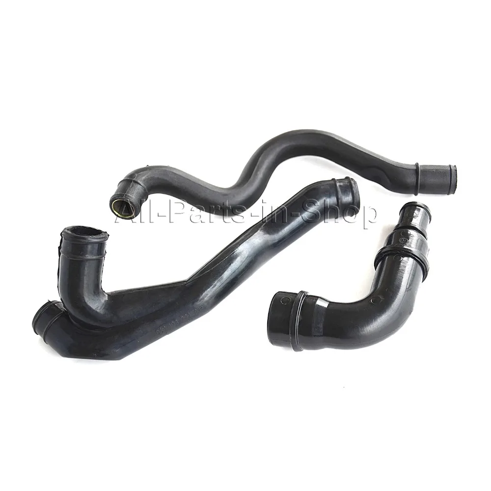 Mercedes-Benz Crankcase Ventilation Breather Hose Kit KM Premium Quality 4pcs