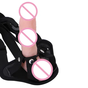 Sex Toys Strap On Dildo Harness Adjustable Belt Strap Ons Pants For Women Lesbian Gays #E015C# 3