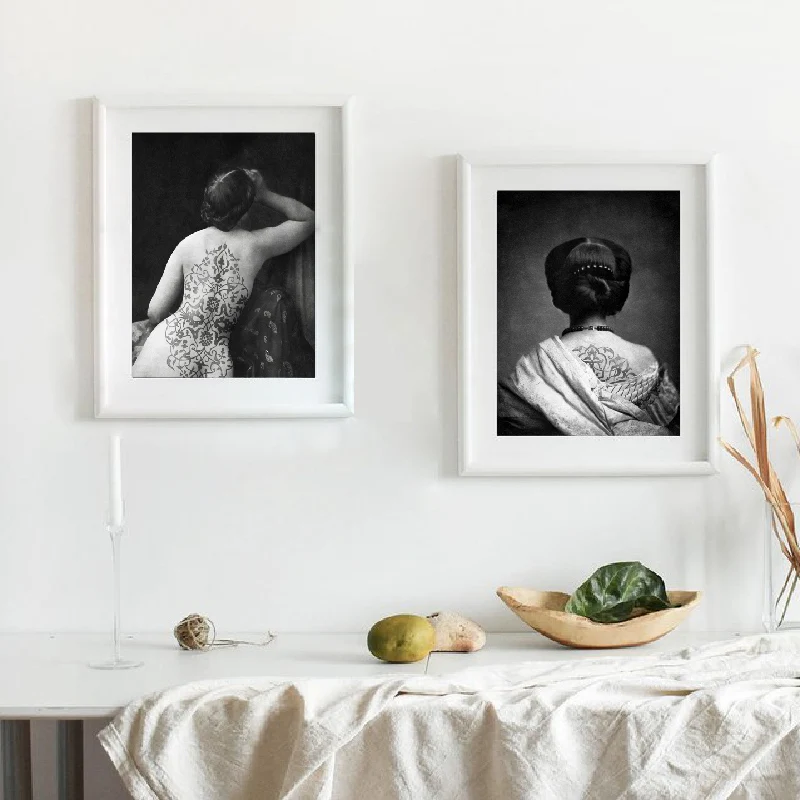 Arabesque Tattoo Wall Art Prints