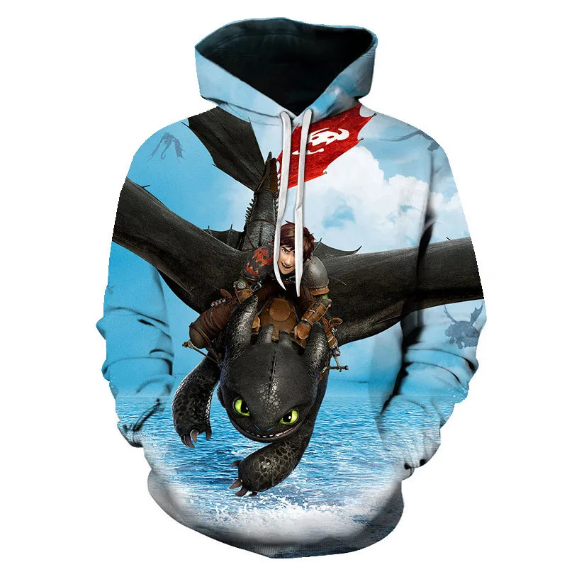How To Train Your Dragon Men's 3D Print Hoodies 2019 New Casual Hip pop Toothless  Printed Sweatshirts Streetweawr Outwear Tops (13)