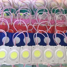 2,4 Вт/шт. впрыска COB Светодиодный модуль с объективом DC12V рекламный светильник, светодиодный подсветка для букв каналов