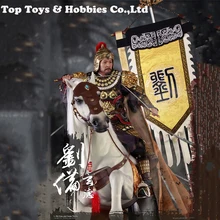 For collection 1/6 Scale 303TOYS Three Kingdoms Series Liu Bei and War Horse with Flag Full Set Three Kingdoms Figure