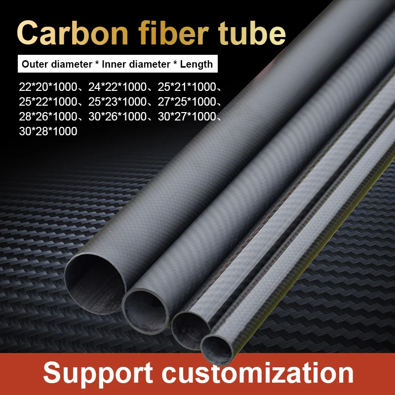 

3k Carbon Fiber Tube Exquisite Craft Carbon Fiber Tube Plant Protection Drone Accessories High Toughness And Other Custom Design