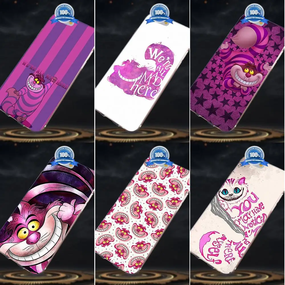 For Xiaomi Redmi 5 4A 3 3S Pro Mi4 Mi4i Mi4C Mi5 Mi5S Mi Max Mix Note 2 4 Plus Painted Alice In Wonderland Cheshire Cat Cell | Мобильные
