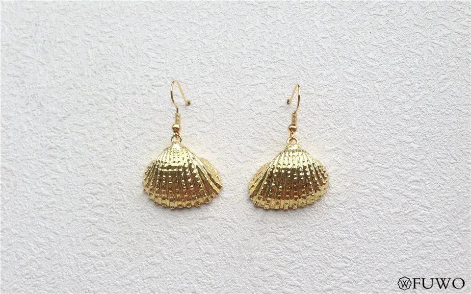 Natural Scallop Shell Earrings 7