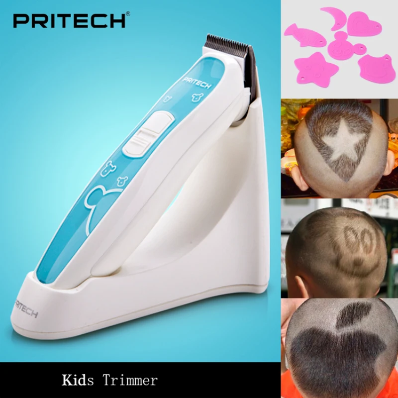 

Professional Baby Hair Clipper Electric Rechargeable Hair Trimmer for Kids & Children PRITECH Cutting Machine Beard Trimmer