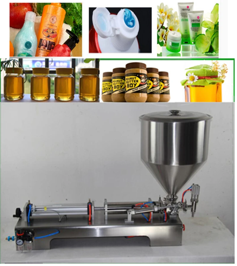 Semi automatic Filler Horizontal Single Head Food Processor Industrial Packer Filler Paste