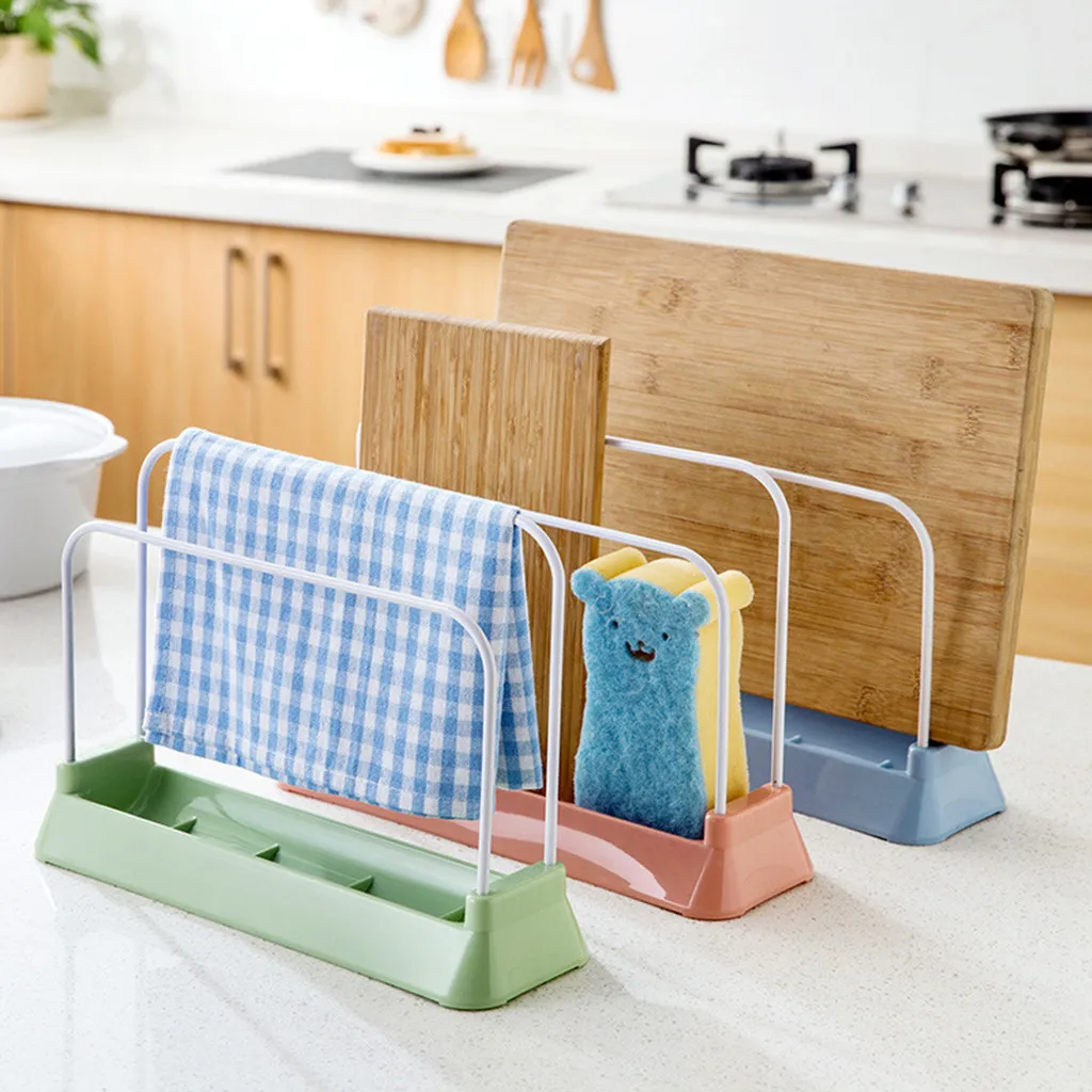 

New European style modern minimalist practical stainless steel bathroom kitchen must-have box hot rag cloth debris storage rack