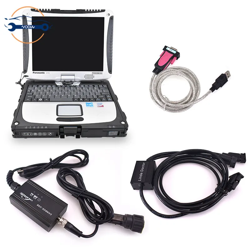 

forklift truck diagnostic tool for Linde Canbox doctor with linde pathfinder software +CF19 laptop