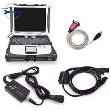 Empilhadeira caminhão ferramenta de diagnóstico para linde canbox médico com software linde pathfinder + cf19 portátil