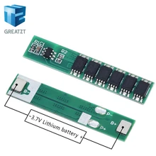 GREATZT 1S 15A 3,7 V литий-ионная 6MOS BMS PCM плата защиты батареи PCM для 18650 литиевых львиных батарей