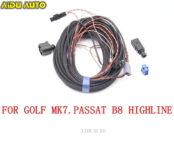 

For VW Passat B8 Rear View Camera Reversing badge Logo Camera Highline with canbus Cable Wire Harness