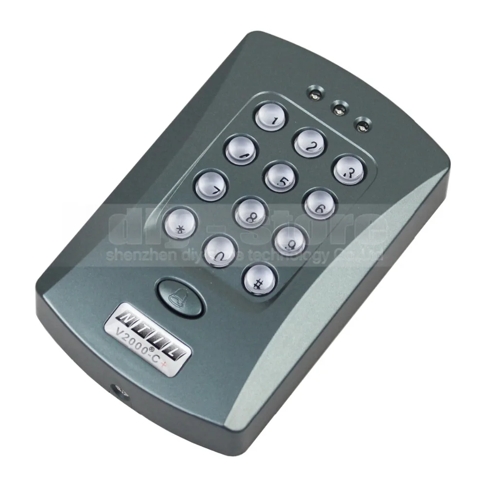 DIYSECUR 125 кГц дверь RFID Близость клавиатуры считыватель система контроля доступа+ 10 бесплатных брелоков