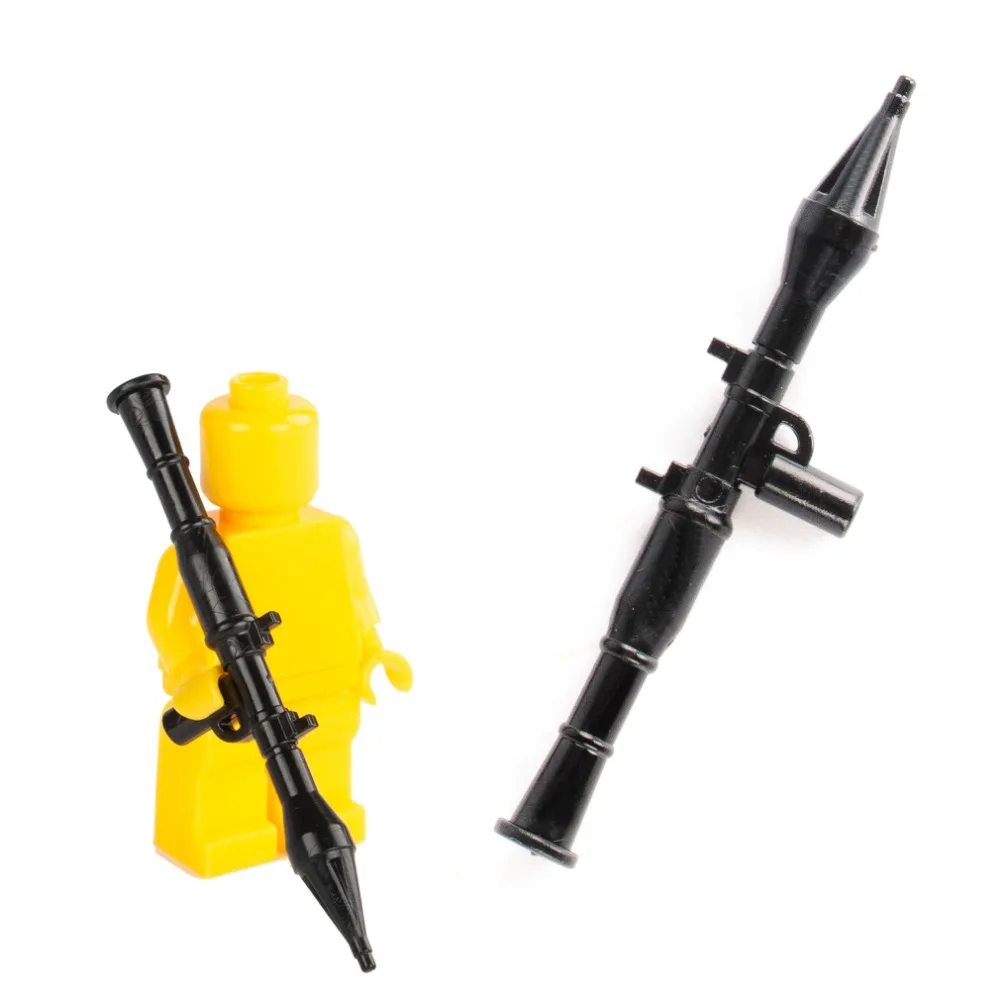 

City Police Weapons Building Blocks Russia Army Soldiers RPG-7 Blocks Model Military SWAT Minifigs Accessories Assemble Bricks