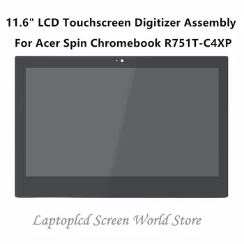 

FTDLCD 11.6'' LED LCD Touchscreen Digitizer+Frame Display Assembly B116XAB01.4 For Acer Spin Chromebook R751T-C4XP 1366x768