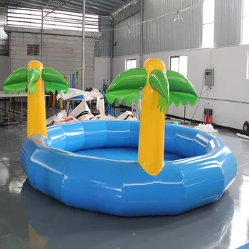 

inflatable pool outdoor large swimming pool size 4*4*0.6 M summer water game suitable for kids income considerable by business