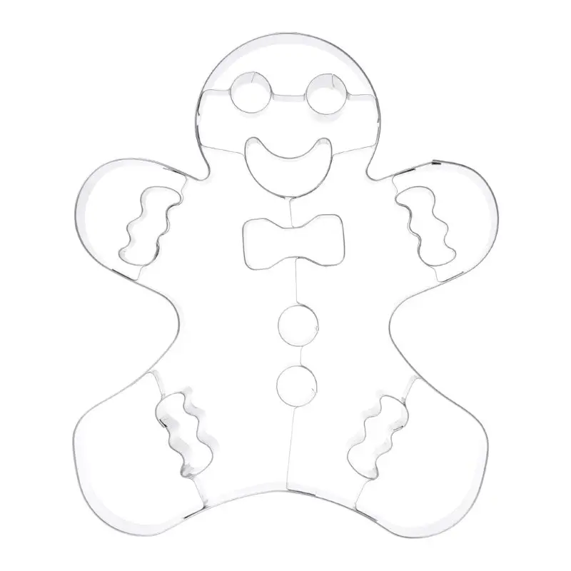 

Gingerbread Man Cookie Cutter Stainless Steel Biscuit Cutter Mold Kitchen Baking Tools