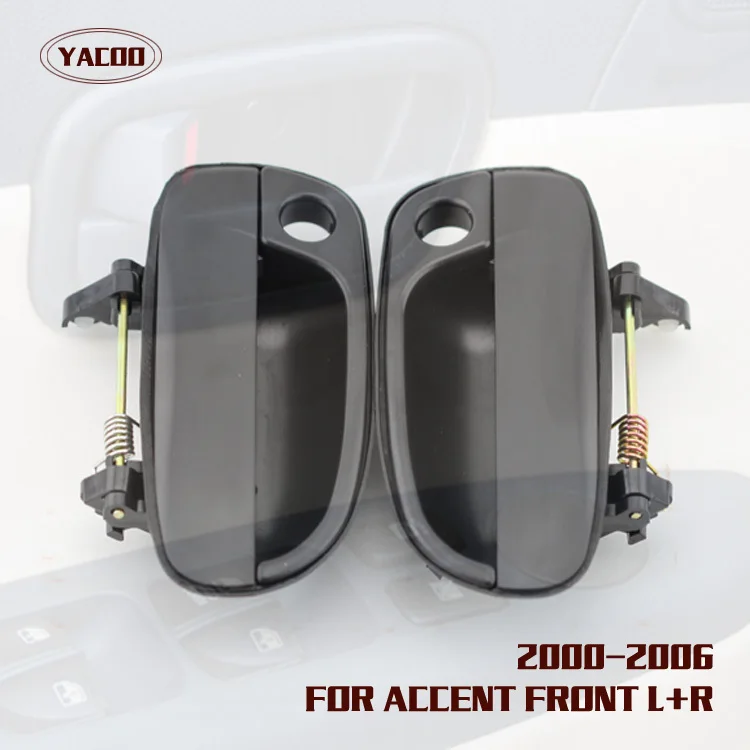 

1PAIR EXTERIOR DOOR HANDLE FOR HYUNDAI ACCENT 2000 2001 2002 2003 2004 2005 2006 OEM:82650-25000 82660-25000