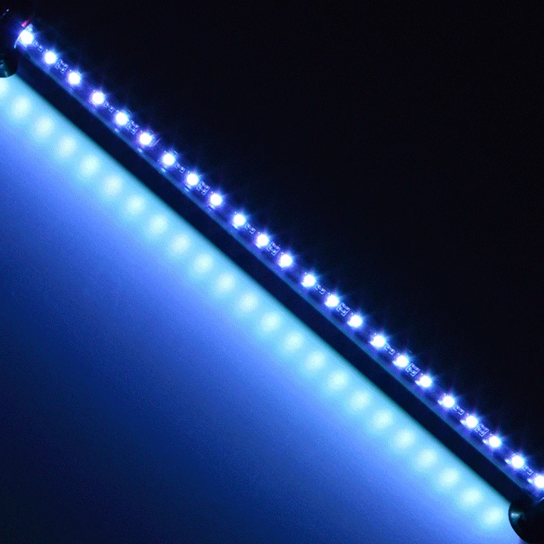 ЕС/США/Великобритания/AU штекер RGB 48 см 5,8 Вт аквариум свет бар аквариум Водонепроницаемый 5050 SMD светодиодные трубки для лампы погружной светильник+ пульт дистанционного управления