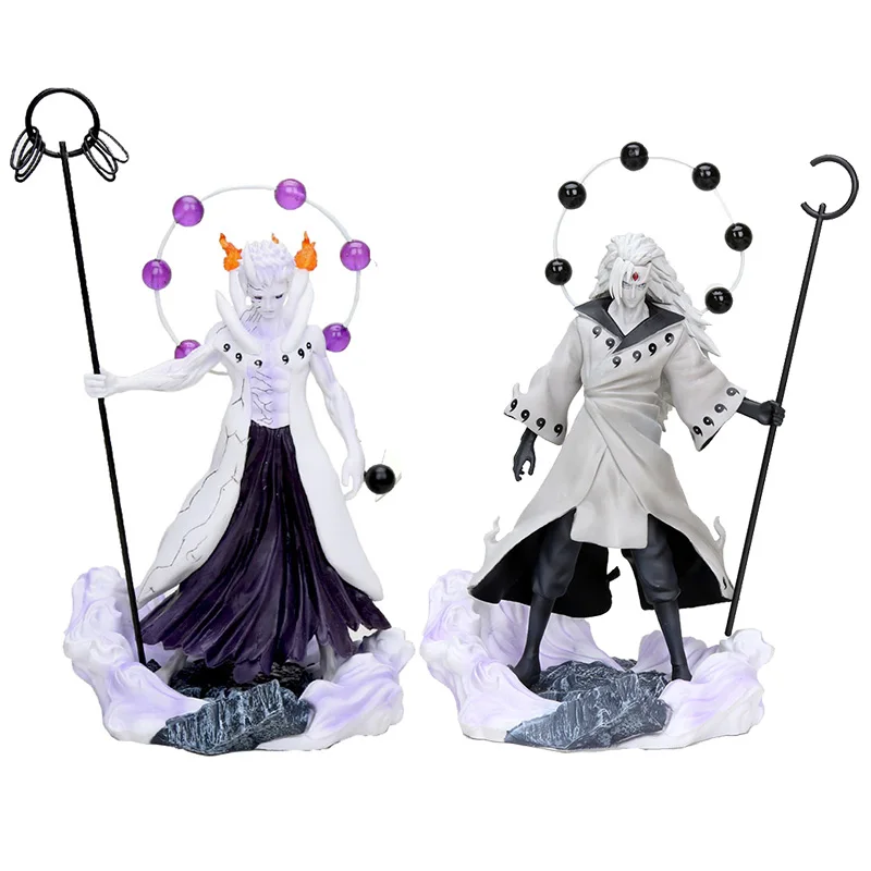 

Naruto Action Figures Uchiha Obito Uchiha Madara Rikudousennin PVC 25cm Model Toy Naruto Shippuden Movie Anime Figure Doll