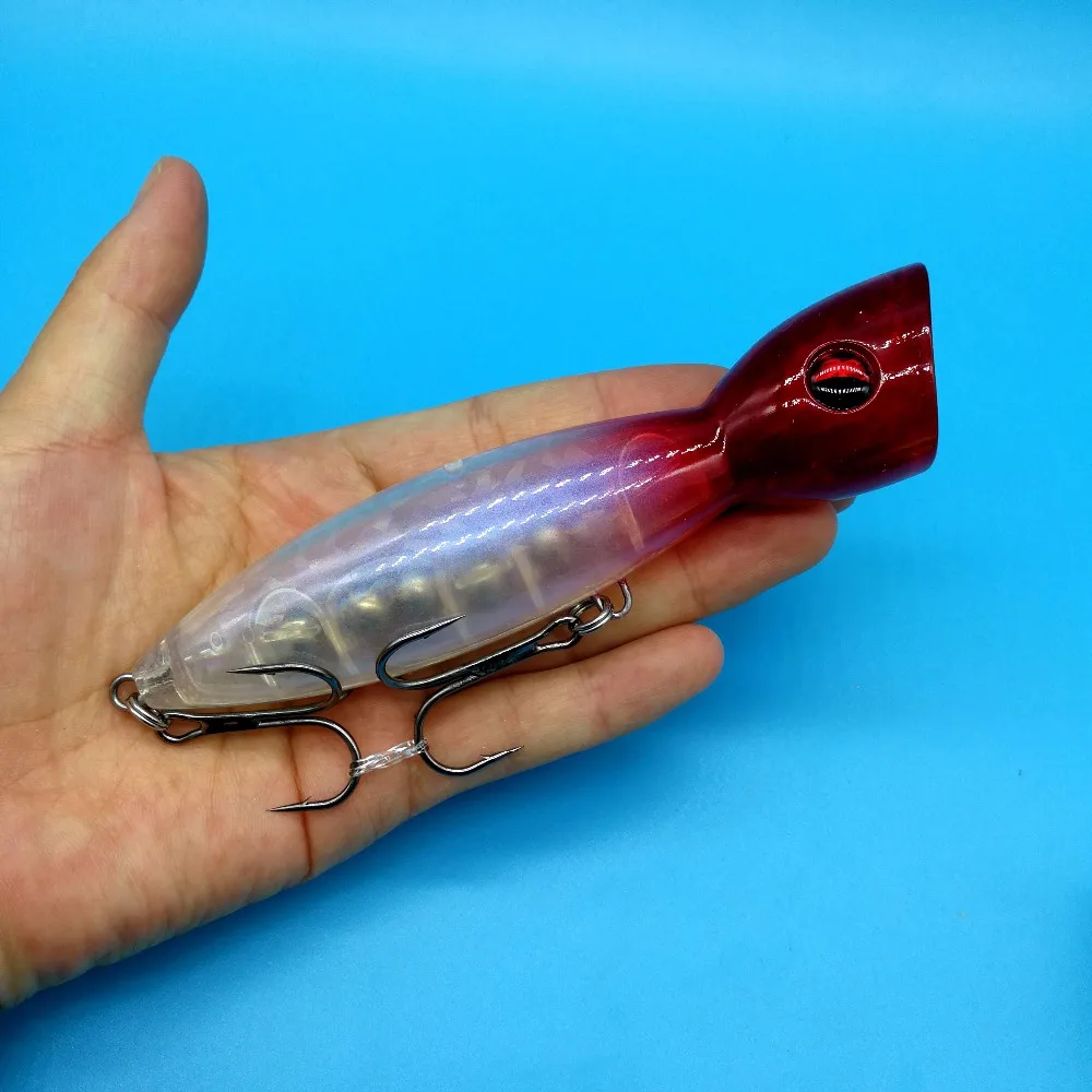 HOOFISH 1 шт./лот Топ прикормы воды Поппер приманки 54 г/13,5 см 5 цветов морской рыбалки искусственные приманки приманка для Bass