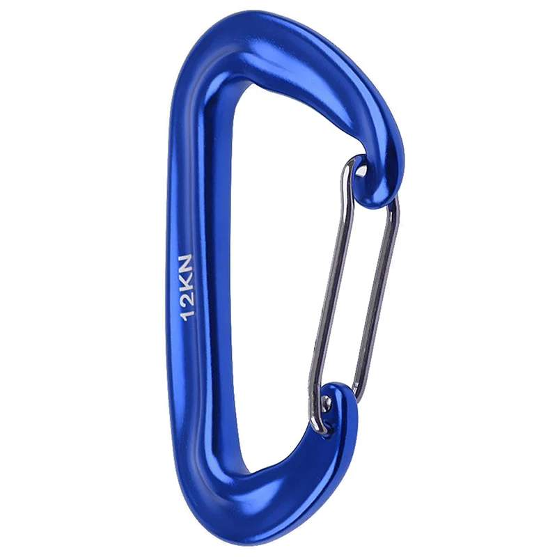 

Carabiner Hook Aluminium Spring Clip for Rock Tree Climbing Quickdraw