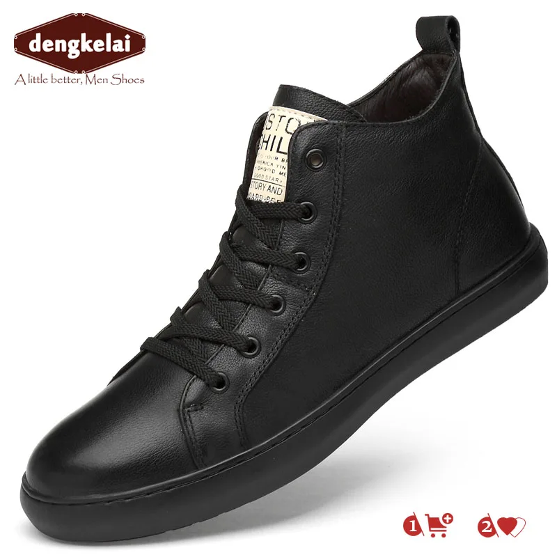zapatos caña alta hombre