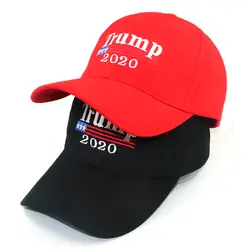Модная бейсбольная кепка Trump 2020, регулируемая хлопковая бейсболка с вышивкой, кепка trump, кепка для президентских выборов, повседневная Кепка