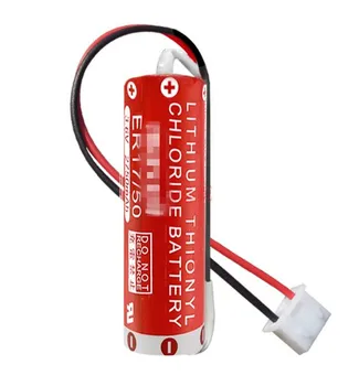 

2PCS Original lithium battery ER17/50 3.6V 2750mAh PLC industrial battery with plug